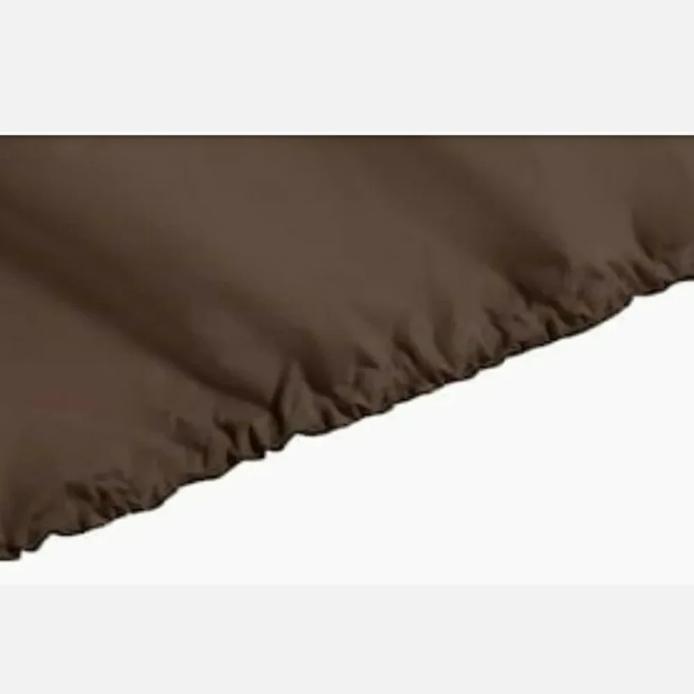 Elemental Round Firepit Cover Brown Water Resistant UV Protected Heavy Duty 38”